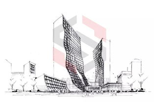 西安四方手繪 120張精品建筑規劃手繪臨摹稿作品集免費領取